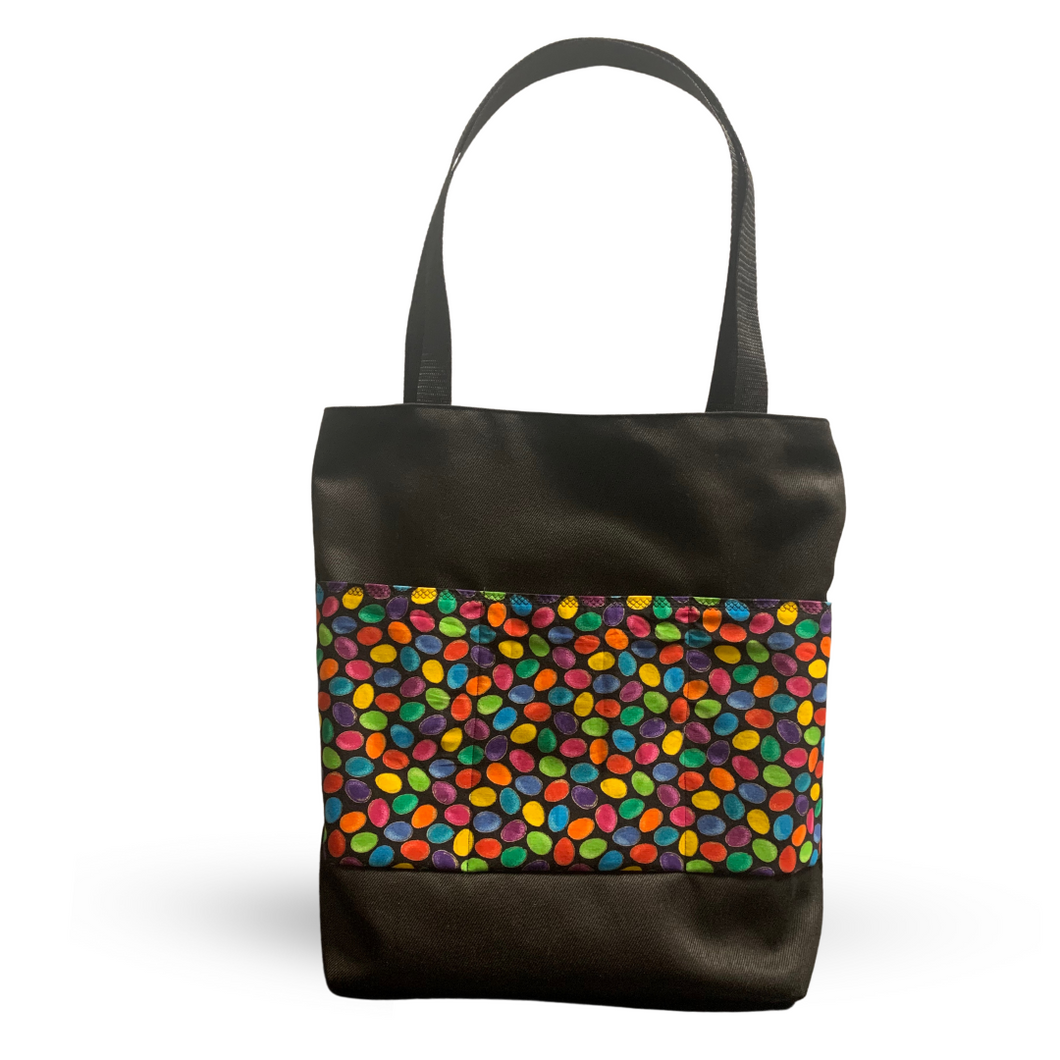 Rainbow Jelly Beans Large Tote
